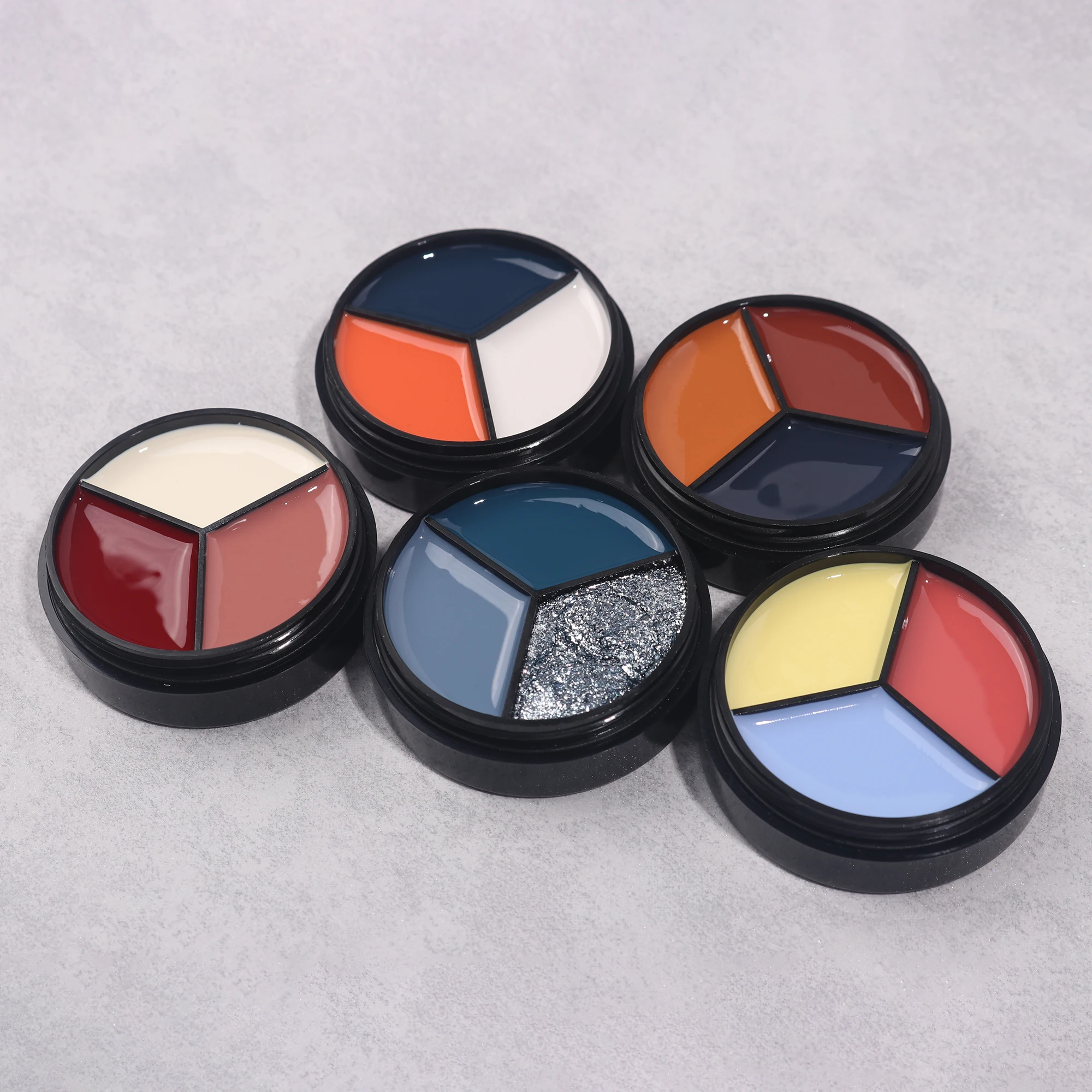 

EC New Trending Nail Art Solid Pudding Gel Mix Colors Solid Cream Gel Polish, Various colors