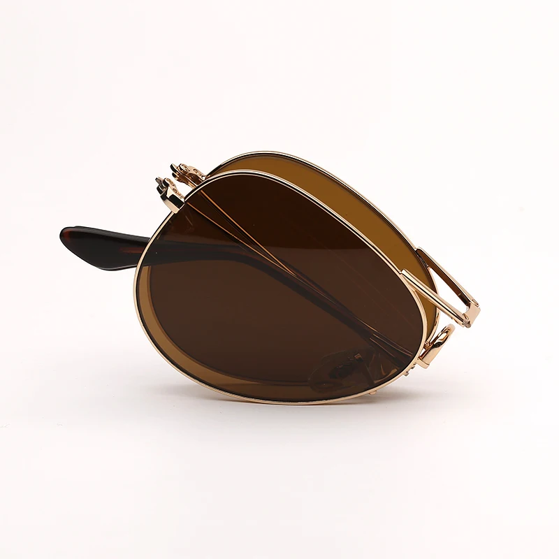

Ray Band Sunglasses Brand designer Folding Aviation Sun Glasses Men Women Glass Lens Sun Glasses Fashion Sunglasses with Box