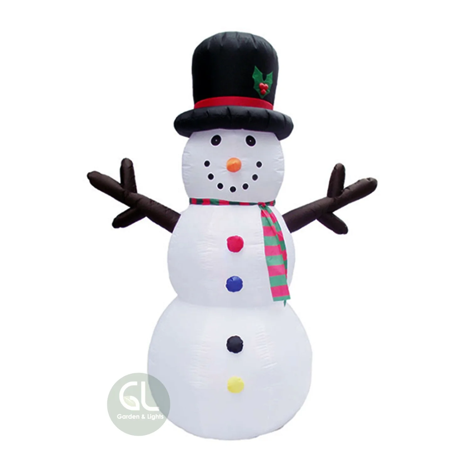 8ft Inflatable Snowman,Christmas Inflatable,Giant Inflatable Snowman ...