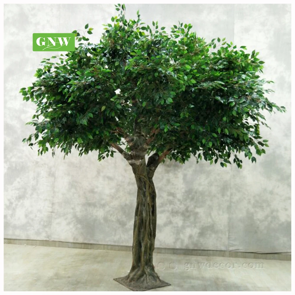 Gnw Artificial Green Trees Olive Tree For Garden Decoration Buy