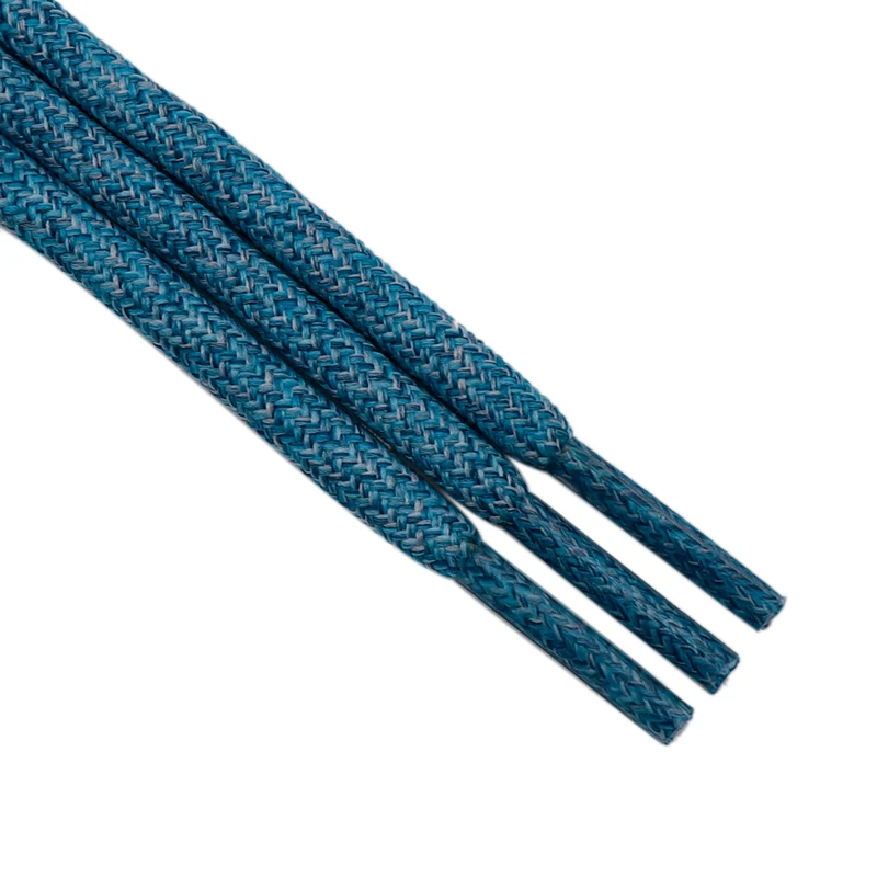 

Weiou Shoe Accessories Factory Wholesale Cotton Shoelaces Customized size length round elastic flat shoelaces for shoes