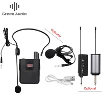 

GAW101 Wireless Microphone Mic Camera Headset Wireless System Lavalier Lapel Microphone For Camera Phone Teacher Public Speaking