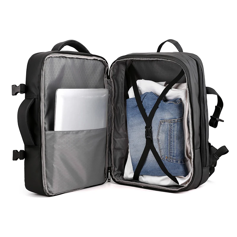 

New design best selling 3-storey large capacity design anti theft business travel laptop backpacks with Widening design