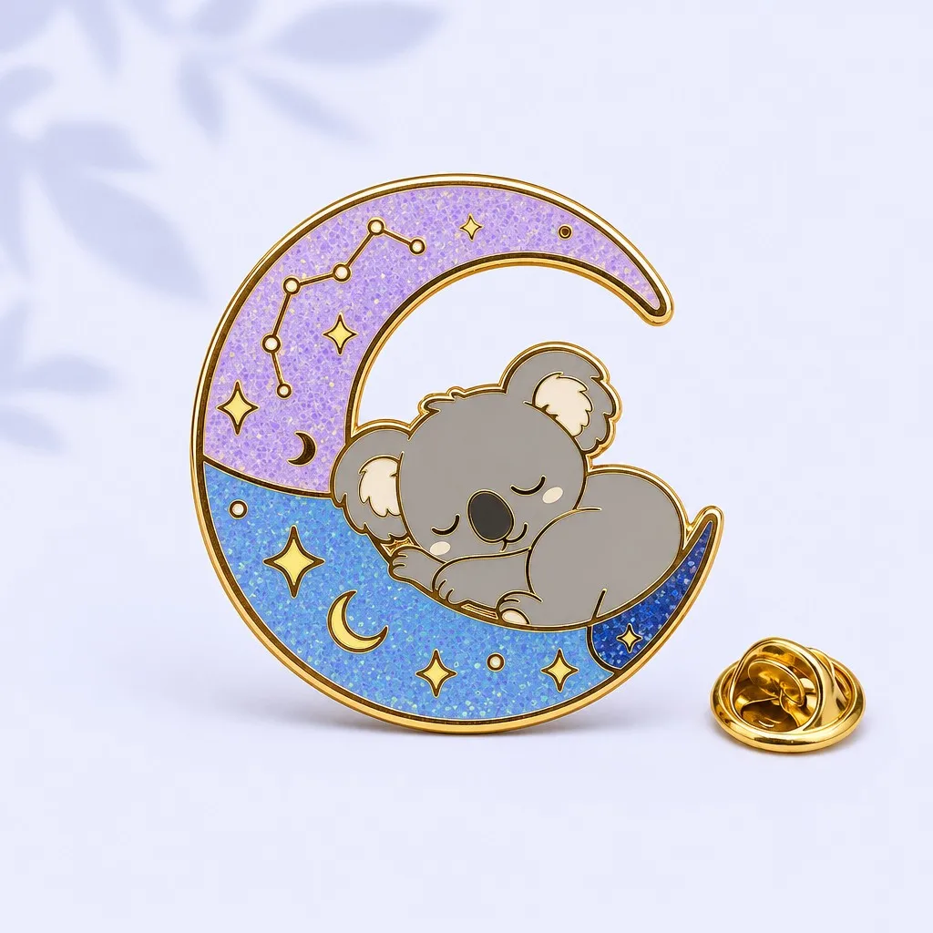 Sleeping Koala Enamel Pin
