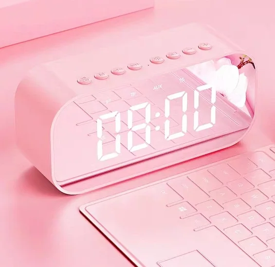 Amazon eBay LED alarm clock colorful wireless speaker home outdoor - ANKUX.COM
