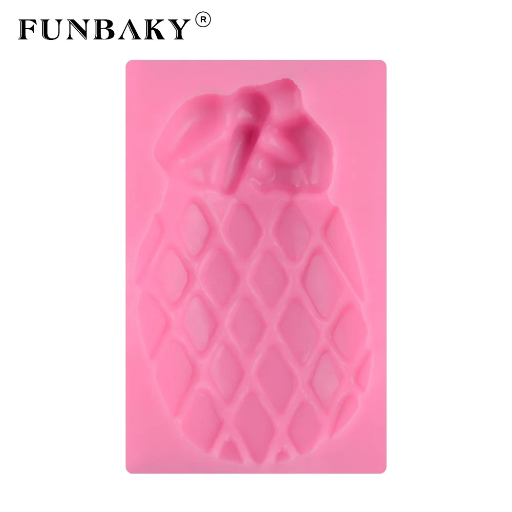 

FUNBAKY JSF692 fruit style cake decorating kits grape shape making fondant cake silicone mold for baking, Customized color