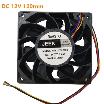 

Strong air 12038 DC 12v 2.7A 6000rpm High cfm 120mm brushless cooling fan