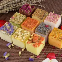 

Best Hot Sale Whitening Handmade Soap Facial and Body Cleaning Soap Fresh Dry Flower Bath Soaps