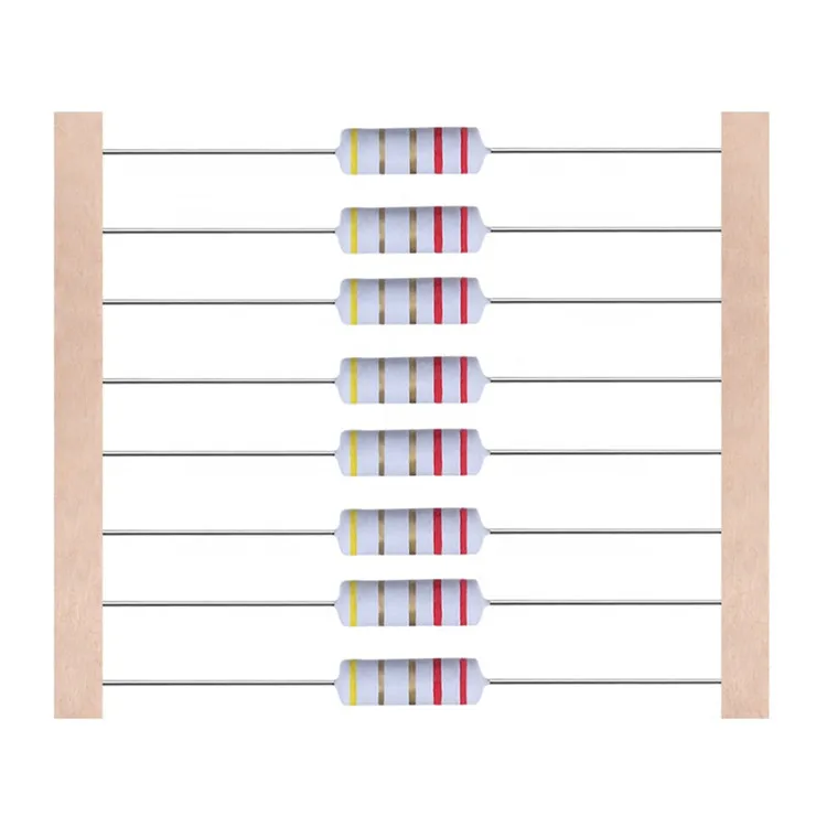 
Wirewound Fuse Resistor 1W 2W 3W 5W 8.2R 10R 12R 15R 20R Ohm 5% Tolerance Winding Resistor KNP wirewound resistors 