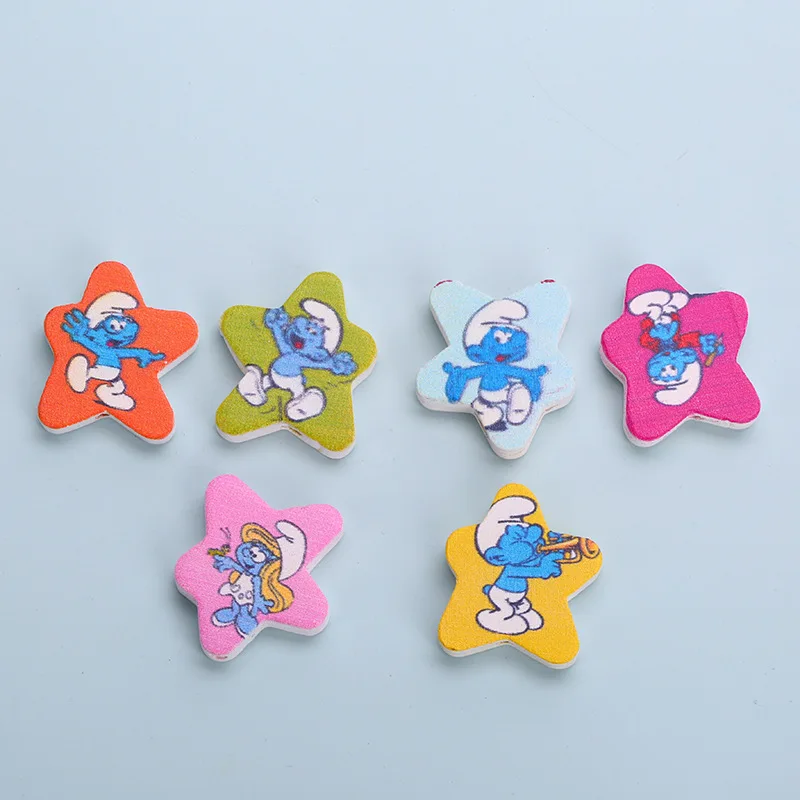 

Hot Sale Colorful Painting Animal Shape Space Loose Beads For Children Jewelry Accessories, Multi colors