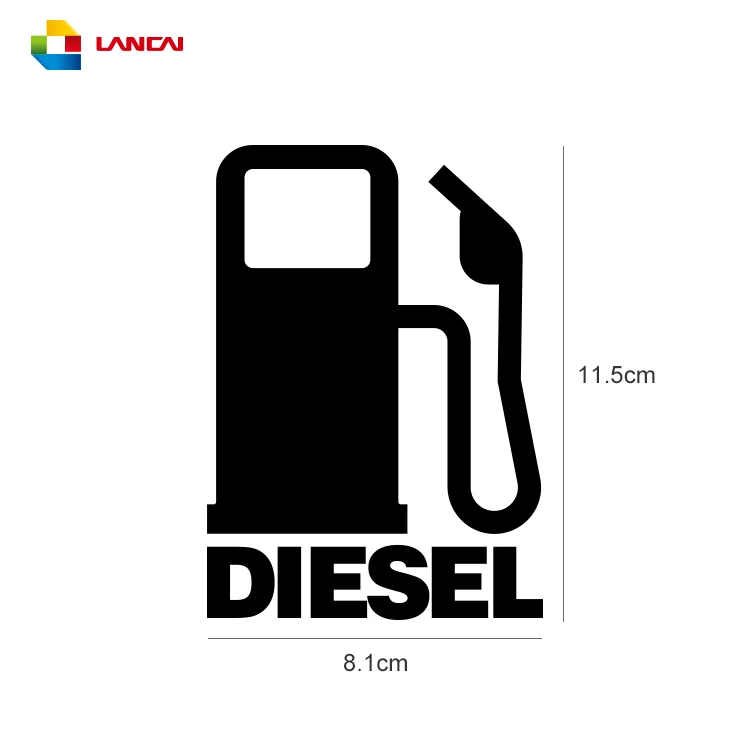 Diesel Fuel Adhesive Car Decal Fuel Tank Sticker Vinyl Car Price