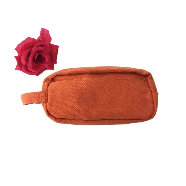 
Canvas Pencil Pouch Case With Zipper 
