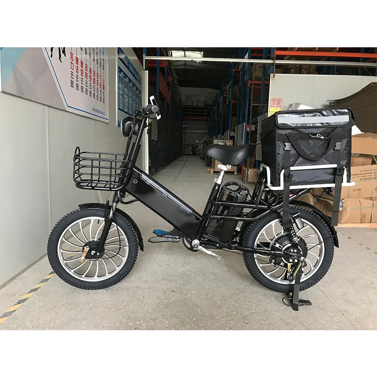 

20*3.0 fatbike full suspension long rang cargo food electric cargo bike