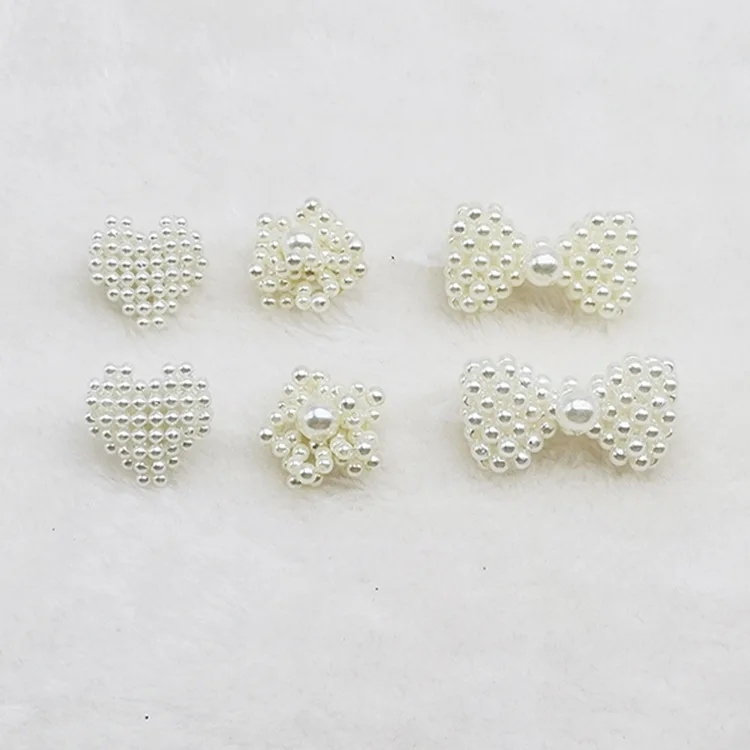 

Wholesale Noble princess Small Pearl Pet Puppy Cat Hair Rubber Bands Pearl Dog Hair Clip