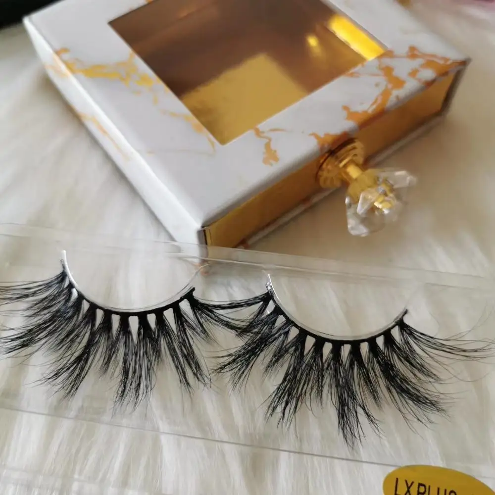 

Best sale wholesale mink 25 mm eyelashes for sinmeiyi, Black color