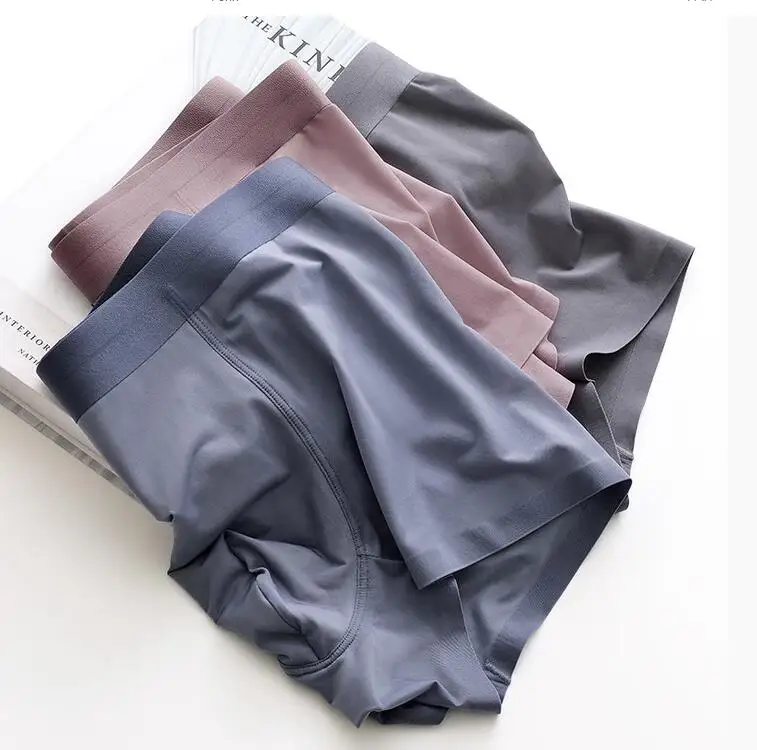 

Men's underwear and shorts' breathable triangle shorts crotch less panties, As picture