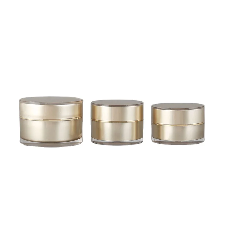 

Luxury 10g 20g 30g 50g jars gold creme packaging 50g face cream jar for sale