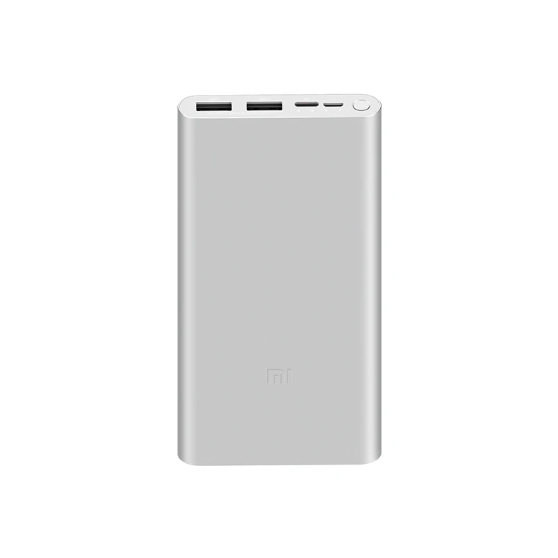 10000mAh Xiaomi Mi Power Bank 3 External Battery Bank 18W Quick Charge Powerbank 10000 with USB Type C for Mobile Phone