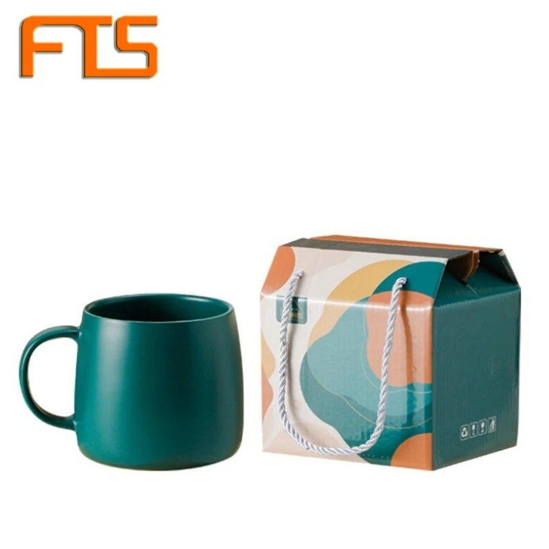 

FTS Mugs Sublimation Customizable Nordic White Korean Set Gift Coffee Ceramic Mug