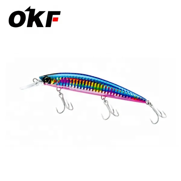 

OKF Fishing Lures 110mm 37g Duel Heavy Minnow Lure Pesca Artificial Bait, 8 colors