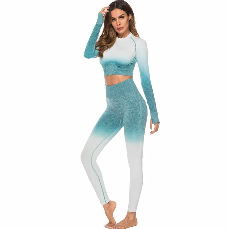 

Workout Sets Women 2 Piece Yoga Fitness Girls Sports Clothes