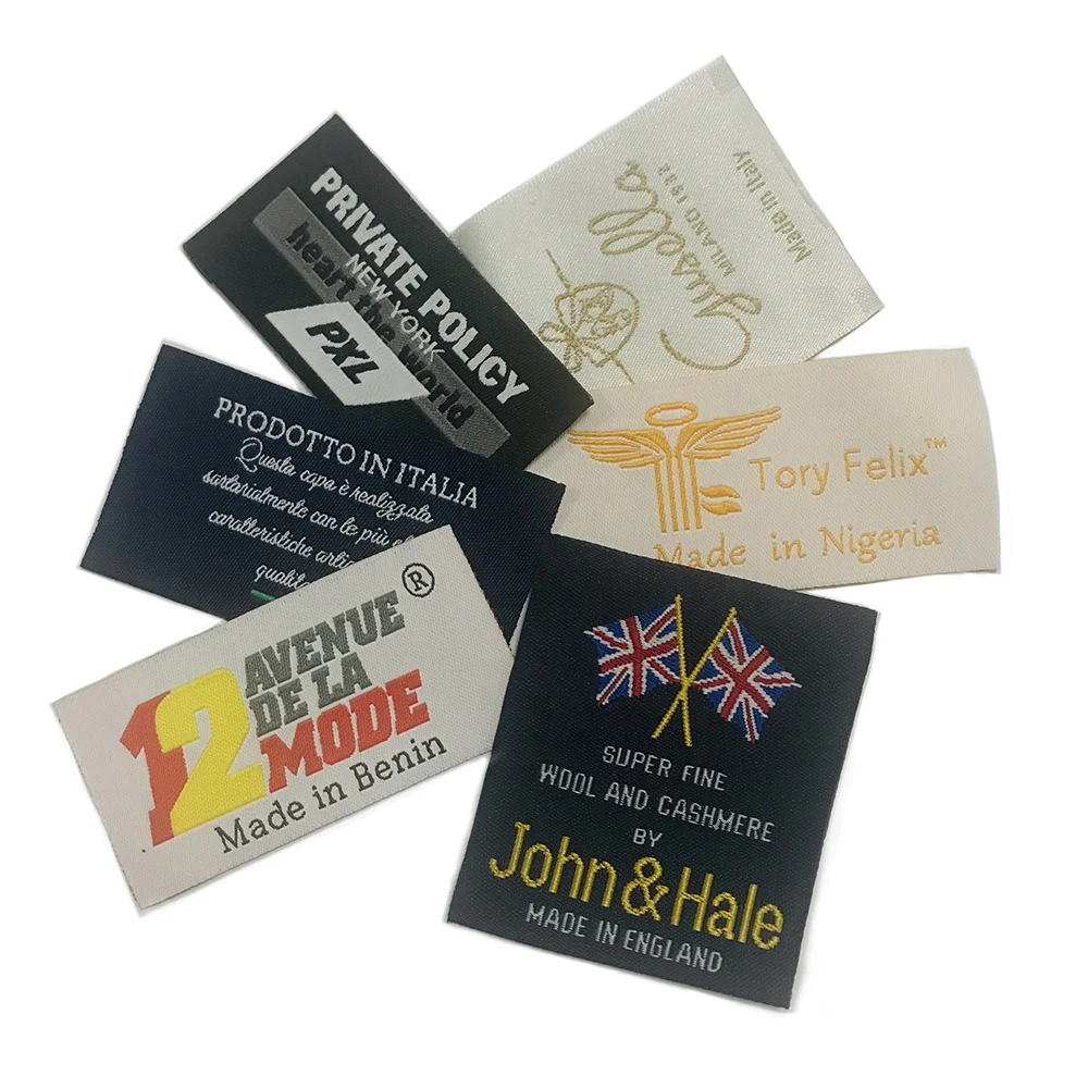 
custom tpu sewing tags clothes label 