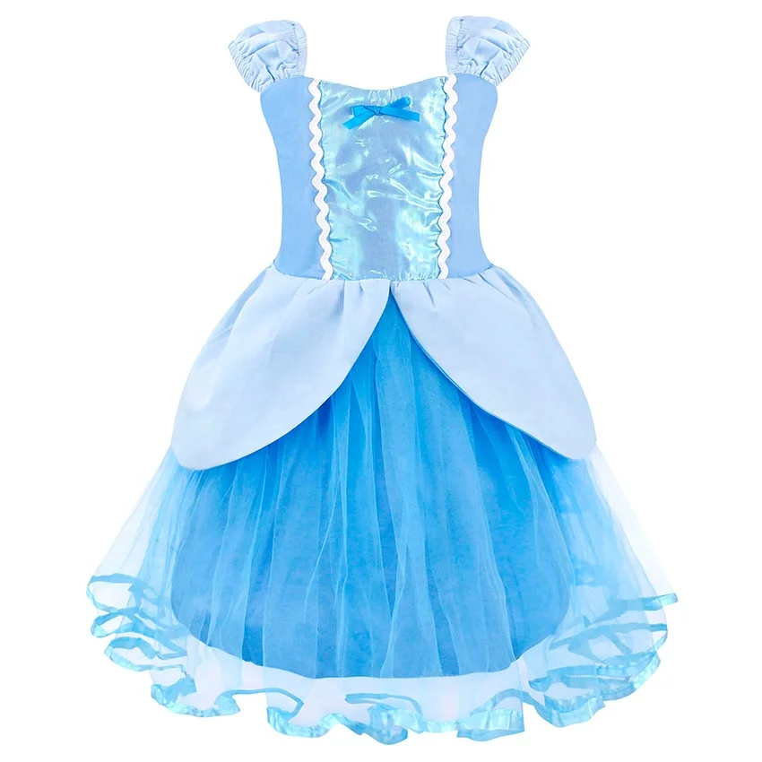 

Wholesale Hot Sale Summer Sleeveless Low-Neck Halter Cinderella Tutu Skirt Little Girl Clothes Dress Clothes For Girls Skirt