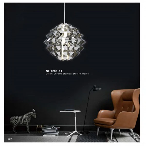 Indoor lighting art deco fabric chandelier lights