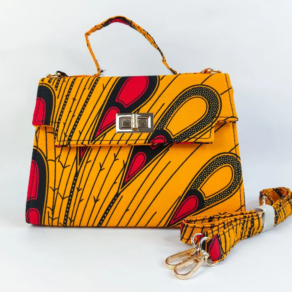 

2021 Spring Summer Newest Color African Fabric Women Handbag Formal Daily Available Accessories, As pictures