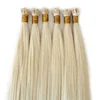 Luxury Top Quality Keratin Hair Fan Tip Double Drawn Human Hair Flat Tip Extensions