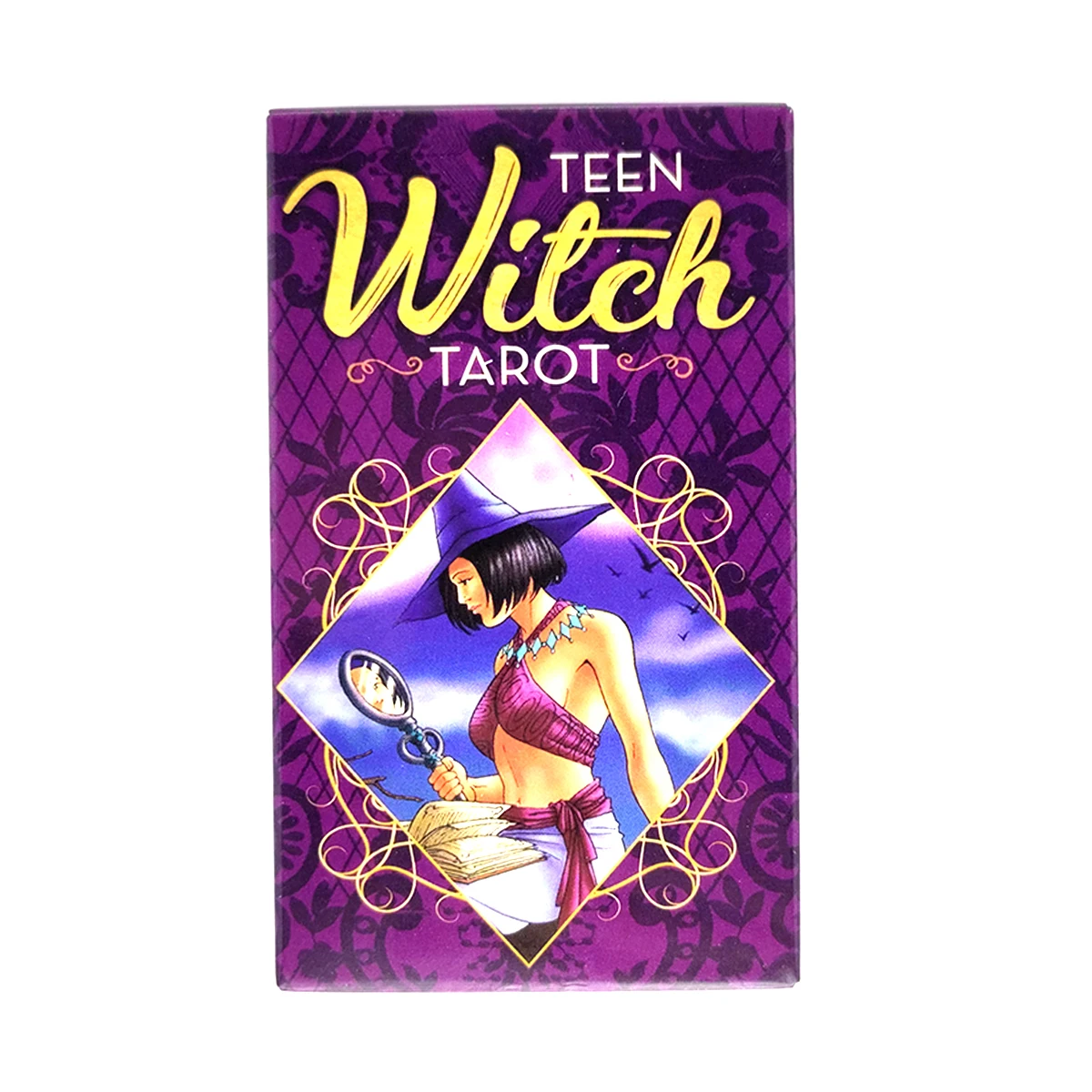 

2021 New Teen Witch Tarot Cards And PDF Guidance Divination Deck Entertainment Parties Board Game Support Drop Shipping 78 Pcs
