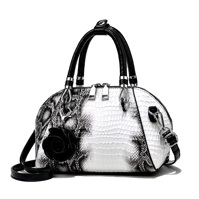 

Cb289 New Python Pattern Fashion Women Shell Bag Pu Leather Unique Handbags