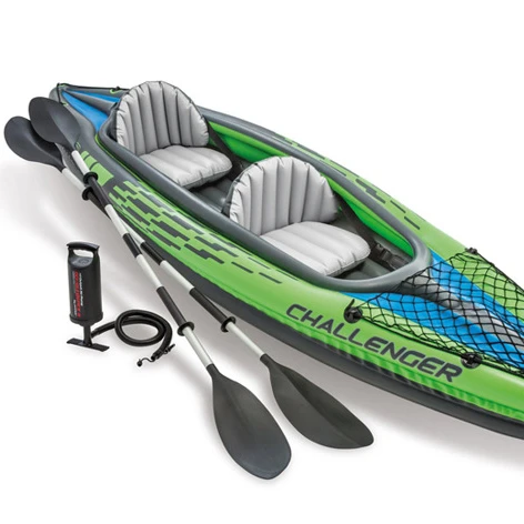 

Original Intex 68306 CHALLENGER K2 KAYAK Inflatable Rowing Pontoon Boat