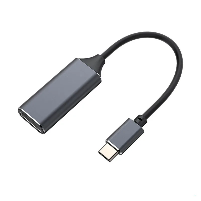 

Type C to HDTV Cable 4K Cable Aluminum alloy USB3.1 for laptops, Black/silver