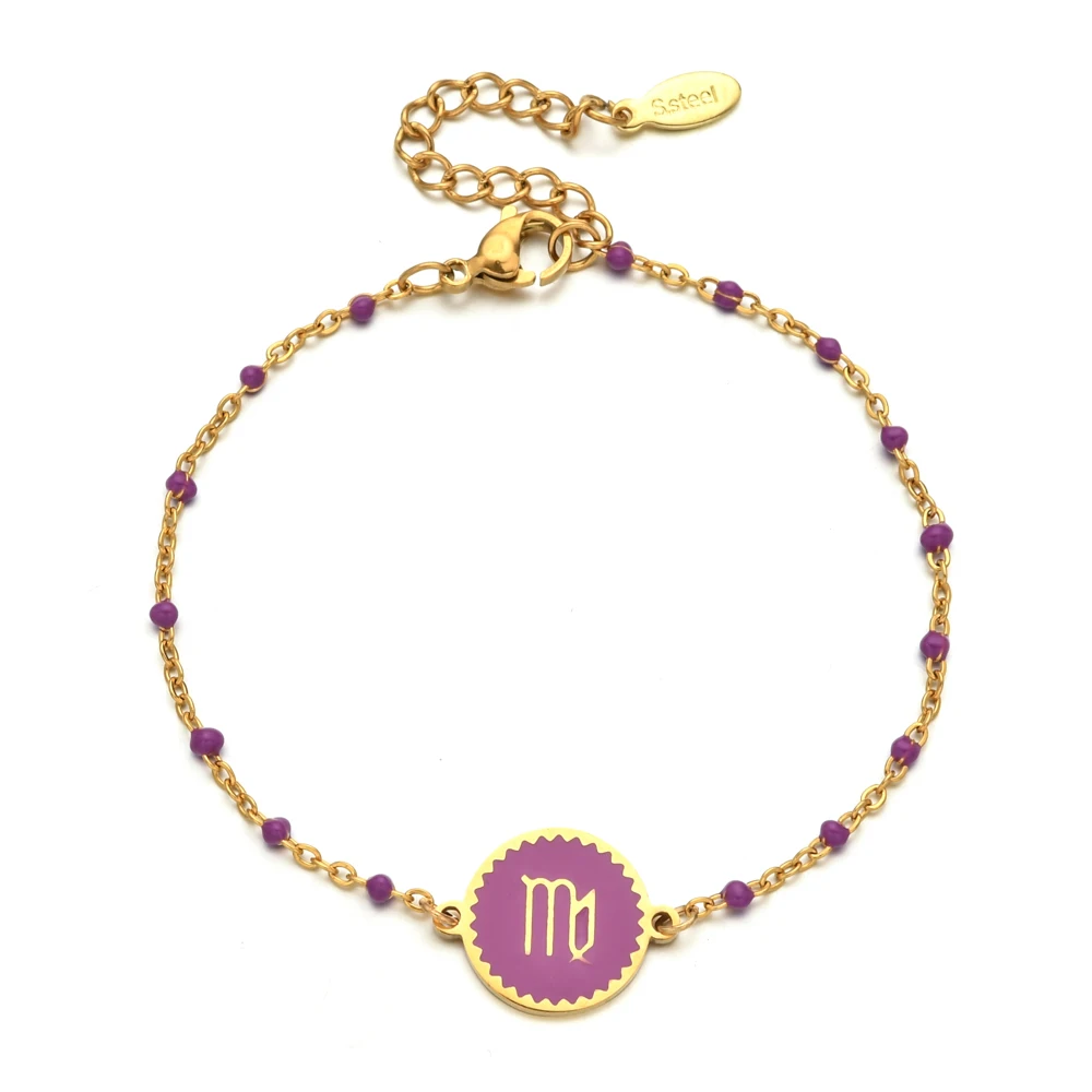 

new arrival constellatory charms bracelet beaded bracelets for gifts