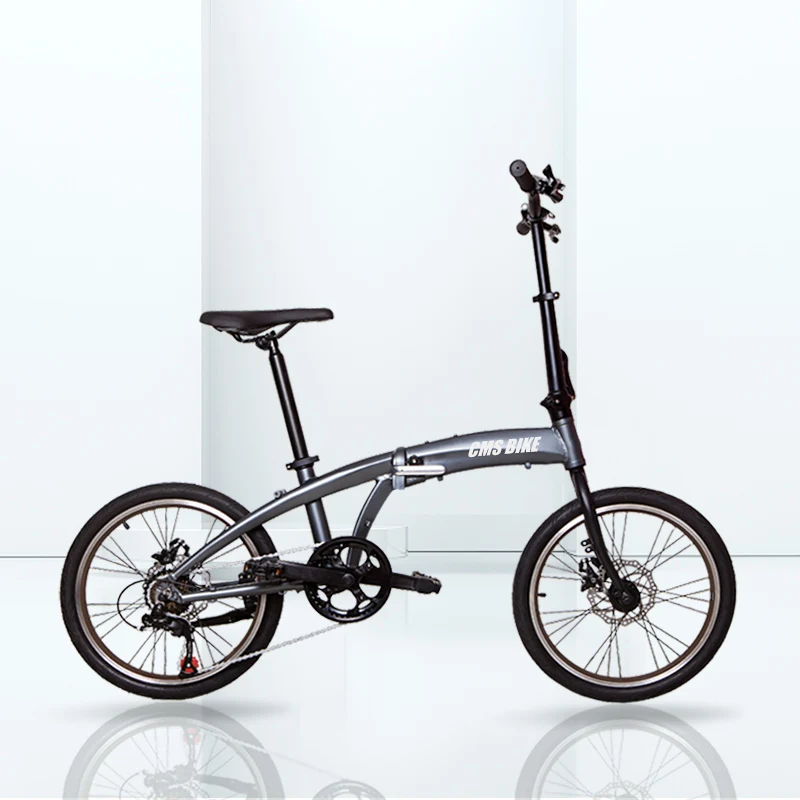 

high quality portable adult folding bike 20 inch aluminum alloy 6 speed folding bicycle