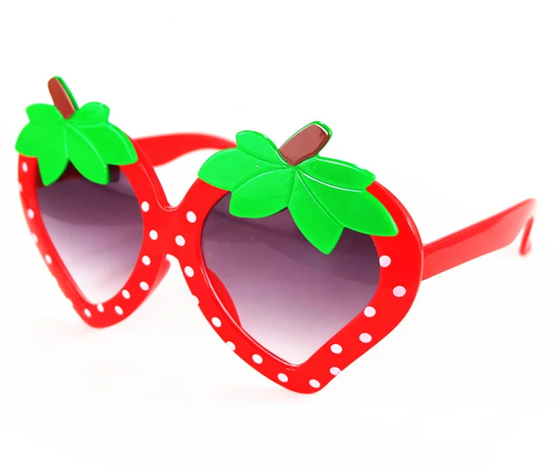 

Wholesale Cute Uv400 Baby Sun Glasses Girls Kids Cartoon Strawberry Sunglasses For Children Boys Sunglass Custom Logo, Multi colors