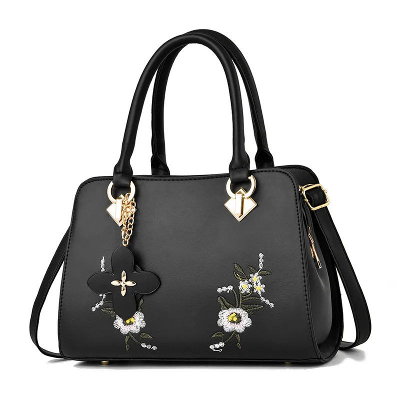 

Wholesale manufacturers china ladies leather lady fashion luxury bags women handbags, Black.white,pink