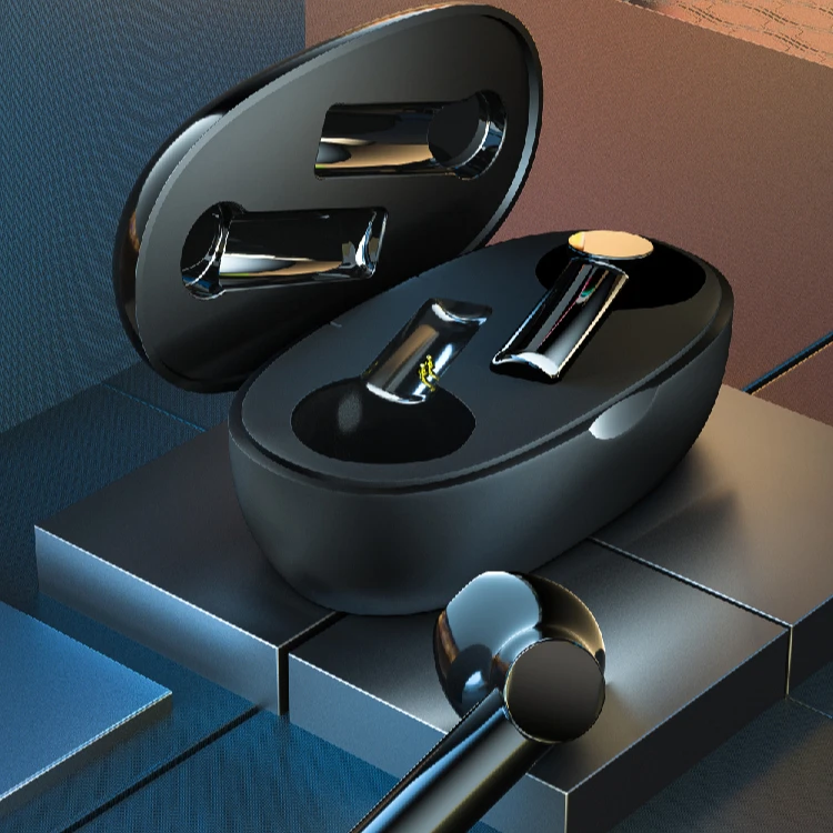 

Best free tws 05 wireless earphones headphones cheap sport wireless earphone, White black