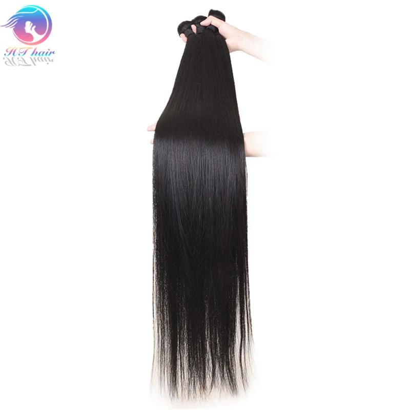 

2021 100 human natural brazilian hair bundles ready to ship wholesale human hair unprocessed 40inch hair bundles