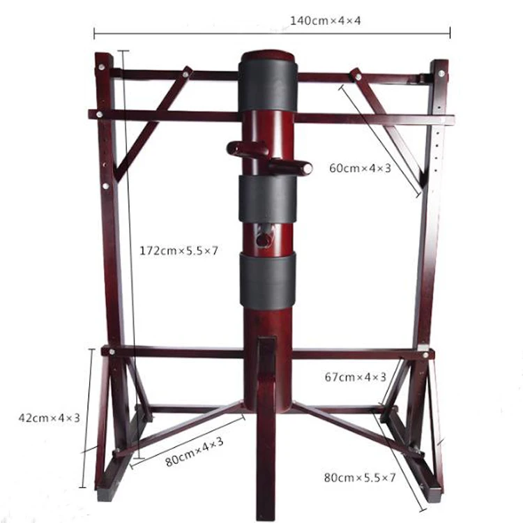 

custom hardwood outdoor wing chun wooden dummy, As show, custom