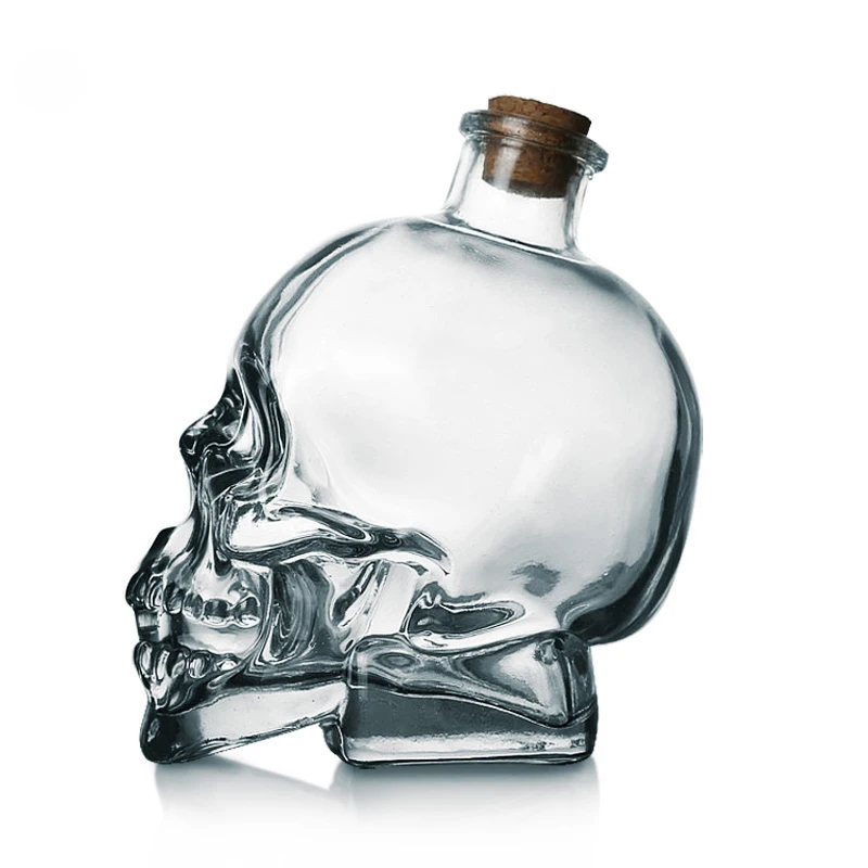 

Creative Crystal Skull Head Shot Glass Party Transparent Champagne Cocktails Beer Coffee Wine Bottle Doomed Drinkware Bar Tools