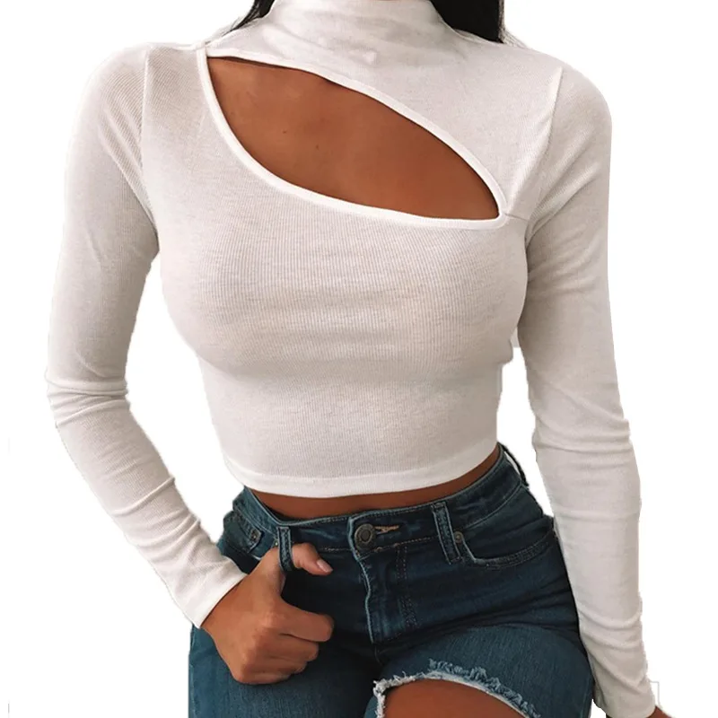 

Korean Women T Shirt For Shirts Bling Lace Corset Crop Top, Pure color