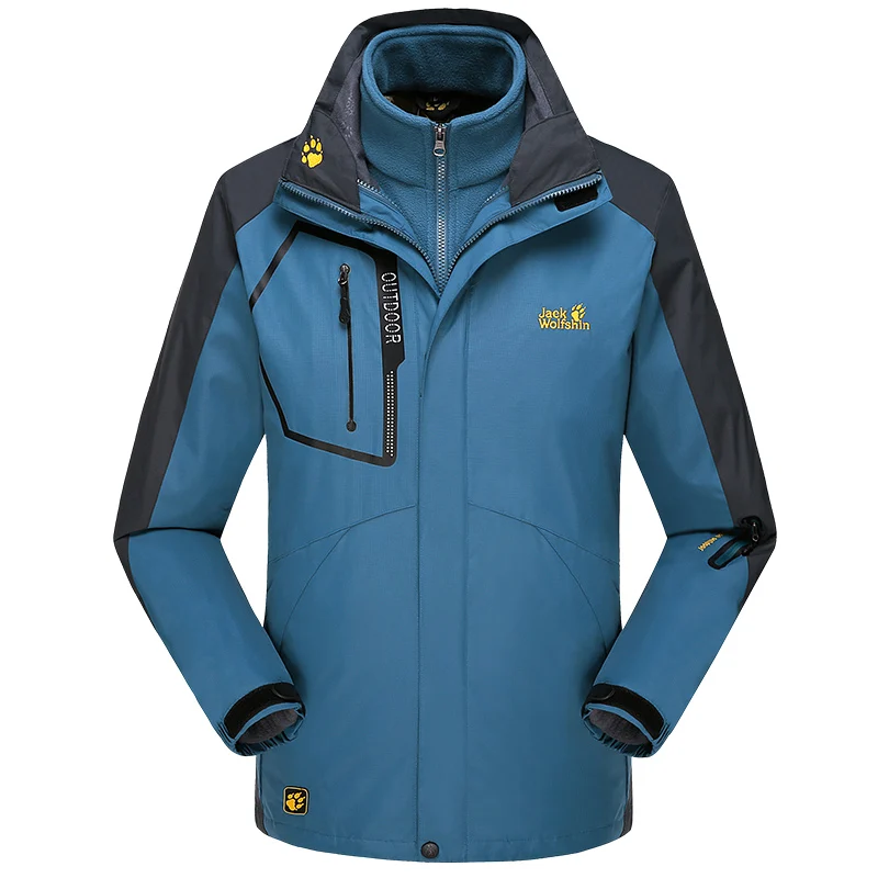 

Warm Raincoat 3 In 1 Waterproof Windproof Ski Winter Snow Coat Fall Jacket Woman Plus Size Men's Jackets For Ladies, Athletic coat