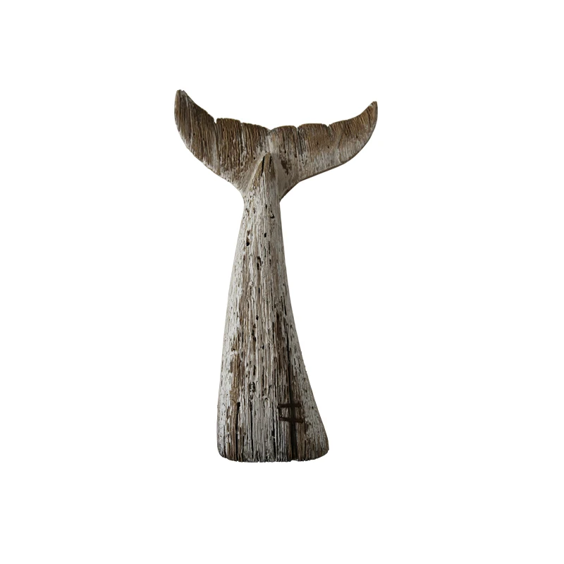 

YBOX old school whale tale home decor wooden handmade decoration special gift