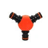 Garden Plastic TPR Three Double Snap Joiner Water Hose Connectors With Soft Grip