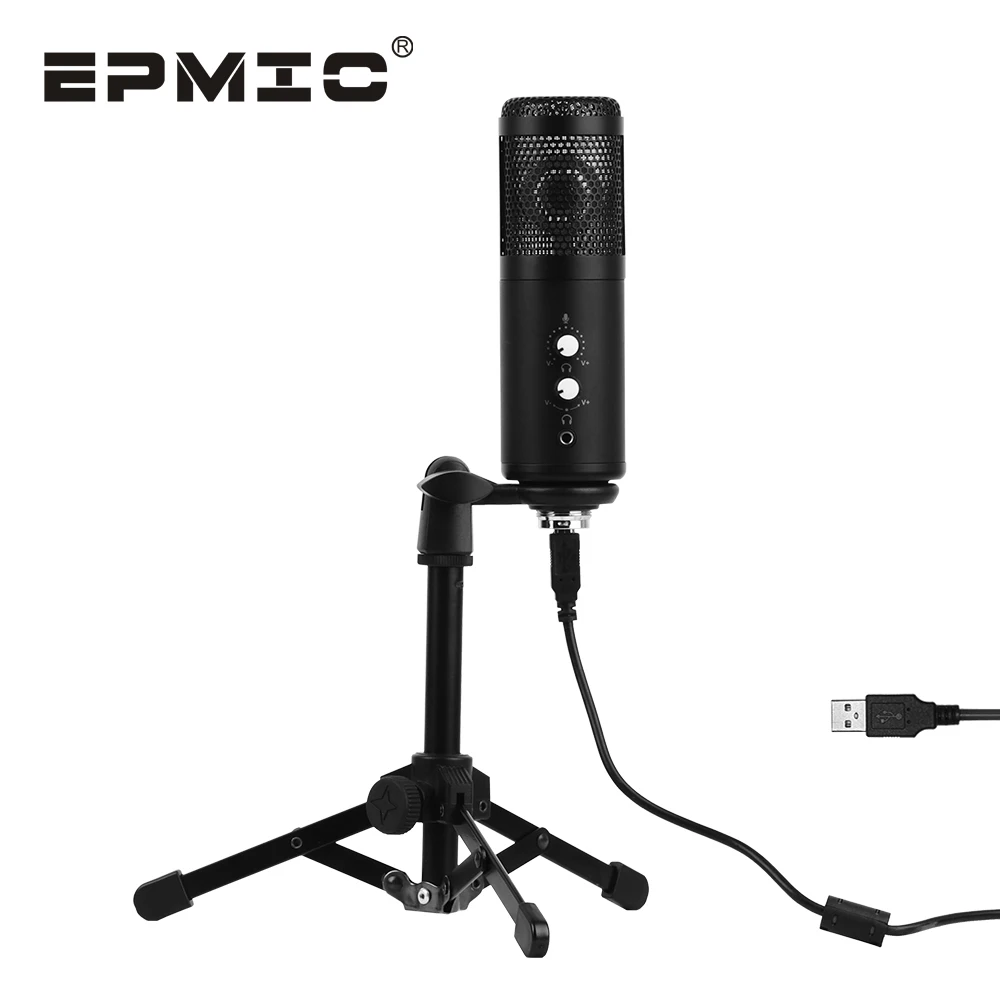 

A9 USB profession condenser microphone studio mic recording studio equipment, Black