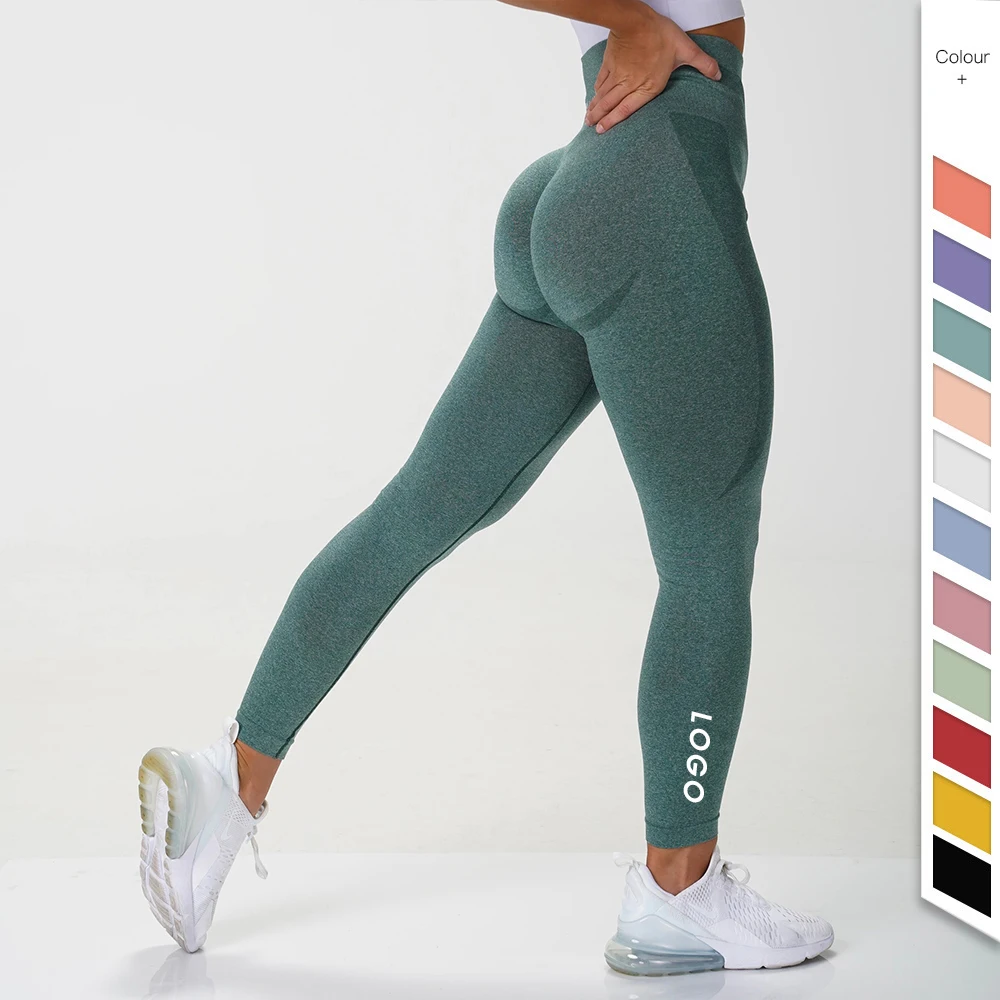 

ZC2818 women ombre squatproof fitness & yoga wear athletic fitness high waisted seamless yoga workout leggings and bra sets