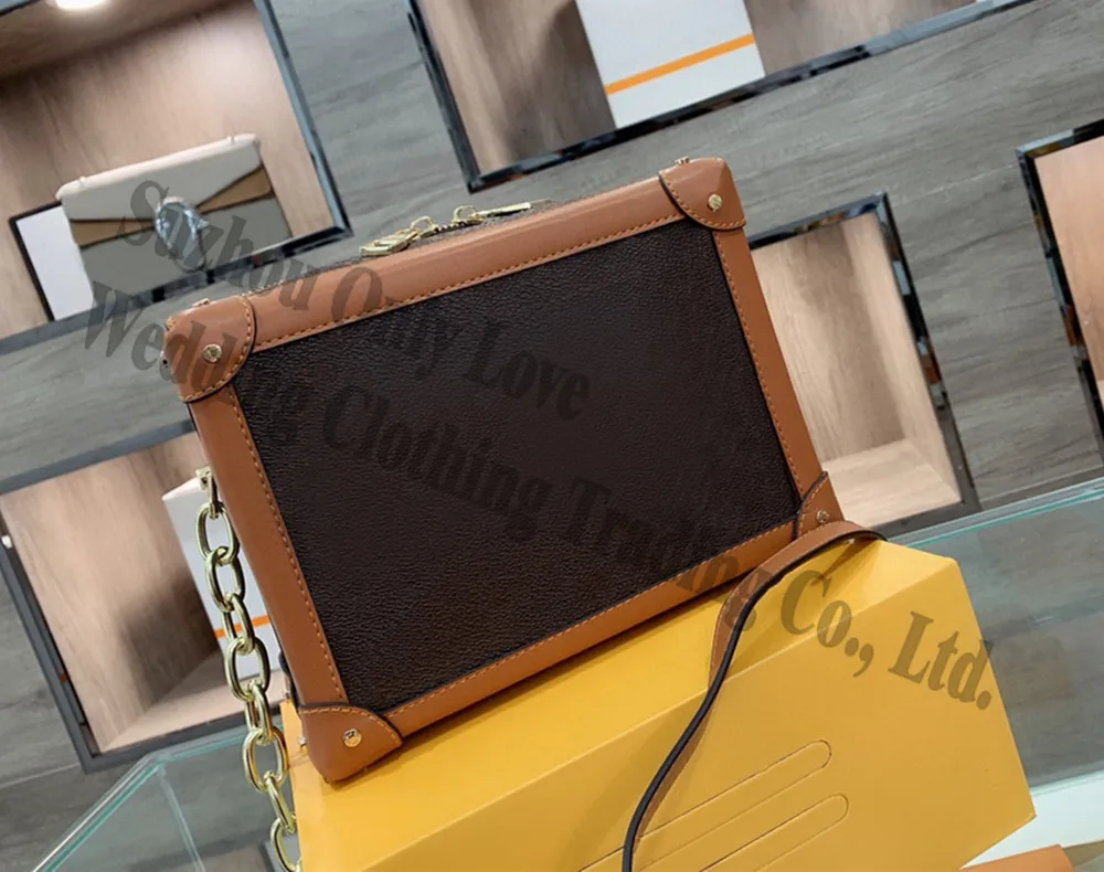 

Luxury Designer Vegan leather Crossbody box meaage bag shoulder bags for women