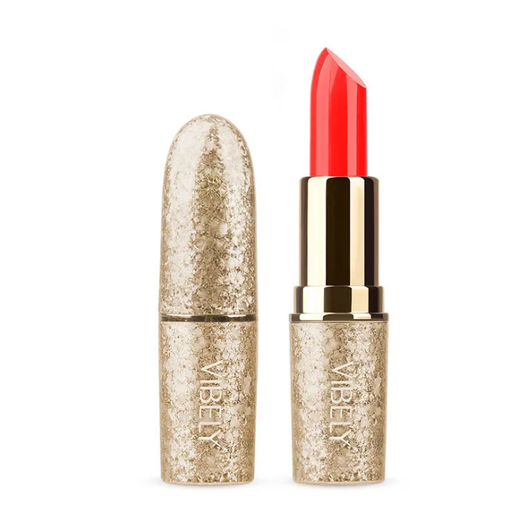 

VIBELY 8 colors personalized cosmetics custom logo moisturizing matte private label Star Diamond Lip Stick, 8 colours
